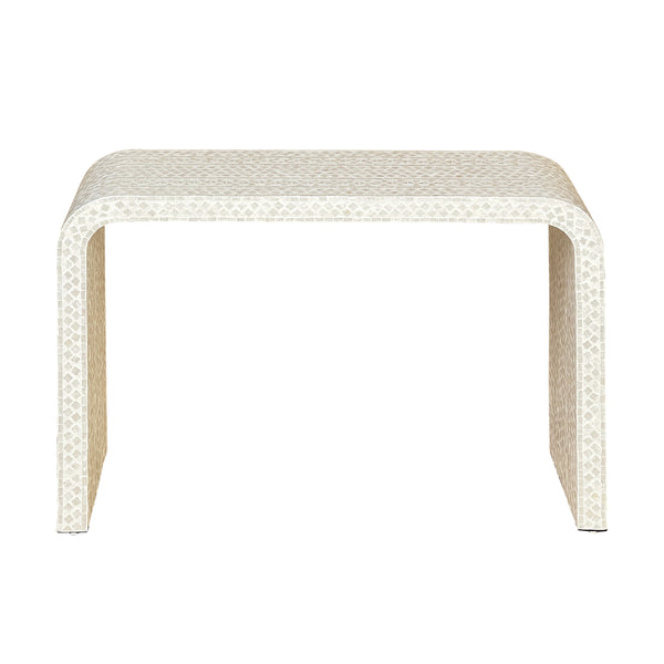 Pearlescent Mother of Pearl Console Table