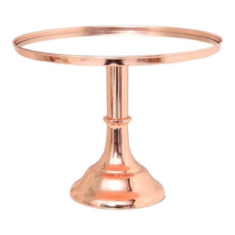 Rose Gold Mirror Cake Stand