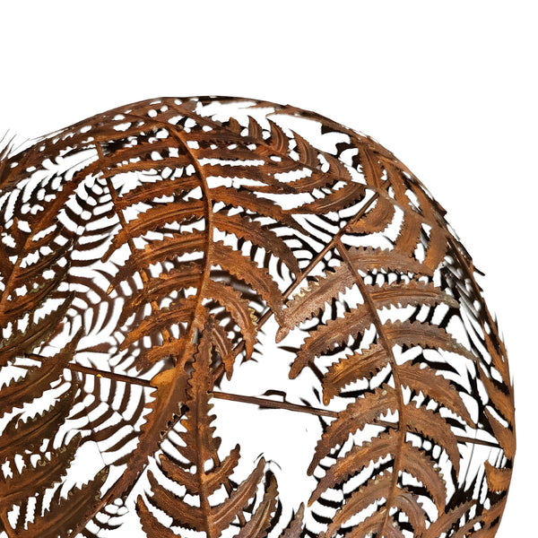 Large Rustic Decorative Garden Fern Design Ball- 45cm