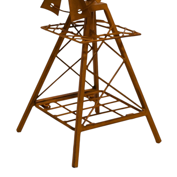 Southern Cross Rustic Metal Garden Windmill- 30cm