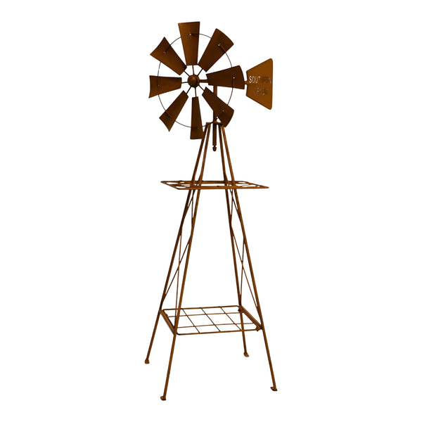 Southern Cross Rustic Metal Garden Windmill- 80cm