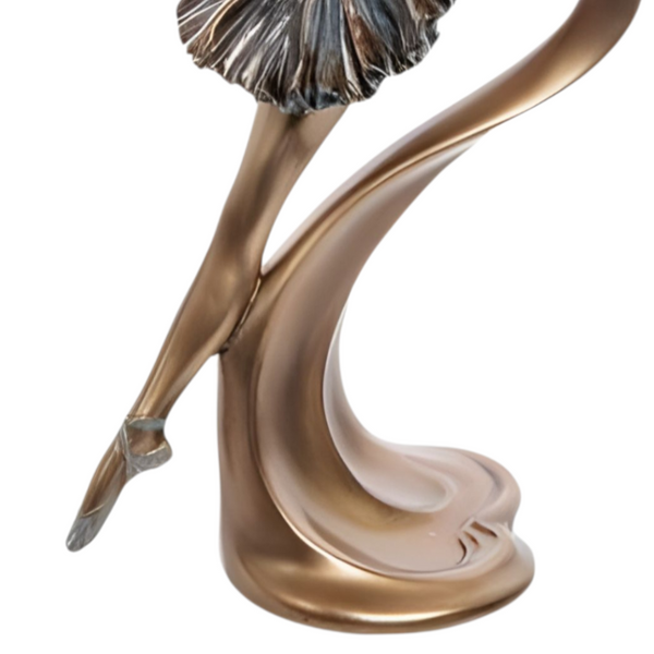 Veronese Cold Cast Bronze Dancing Ballerina Grand Jete Statue Figurine