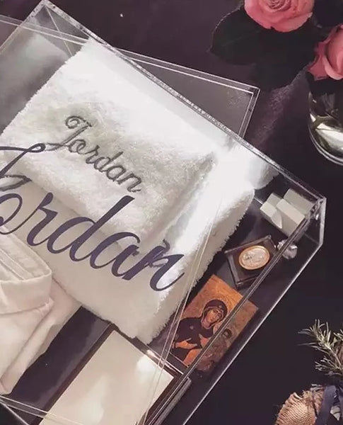 orthodox christening baptism Plain Clear Acrylic Square Baby Children Keepsake DIY Memory Display Box Plain Clear Acrylic Square Baby Display Keepsake baptism Memories Gift Box