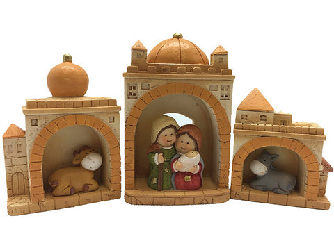 Childrens Holy Family Christmas Nativity Set 3 Piece