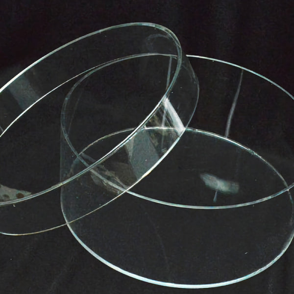 Plain Clear Acrylic perspex Round Orthodox Christening baptism Display Keepsake Gift Box