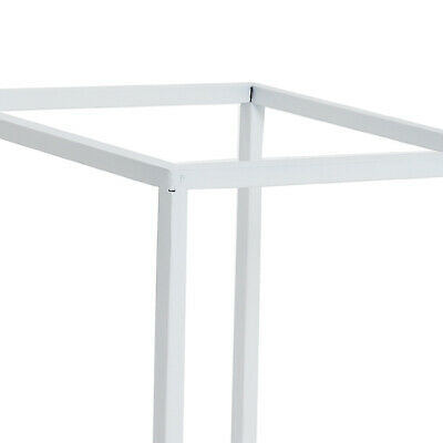 Set 4 White Metal Flower Centrepiece Display Stands