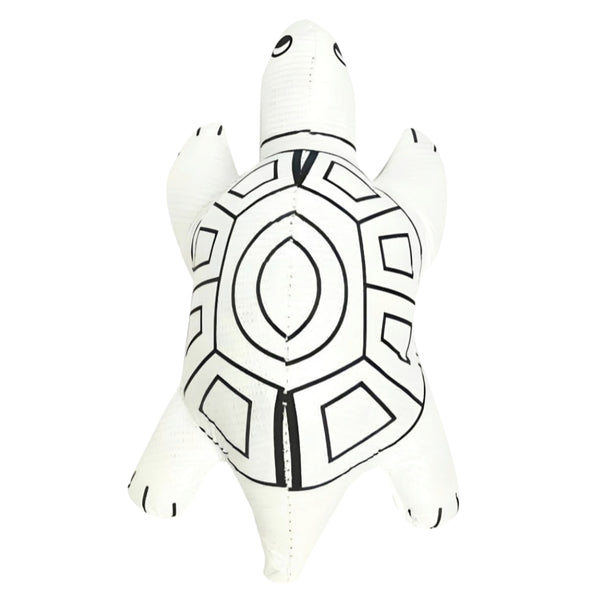 Children's White Colour In Craft Plush Toy Turtle & Marker Texta Pens