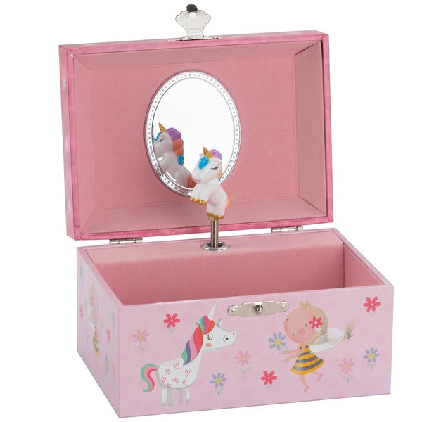 Children's Pink Unicorn Musical Jewellery Box