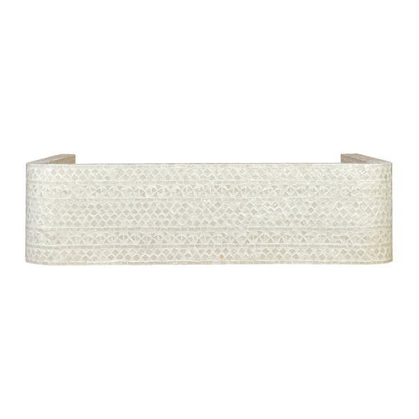 Pearlescent Mother of Pearl Console Table