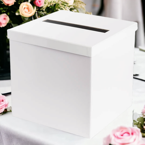 Plain White Gloss Wishing Well Box