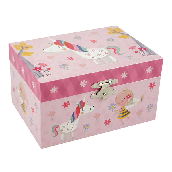 Children's Pink Unicorn Musical Jewellery Box
