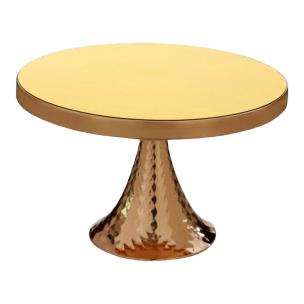 Gold Plated Metal Frame Speckled Cake Stand
