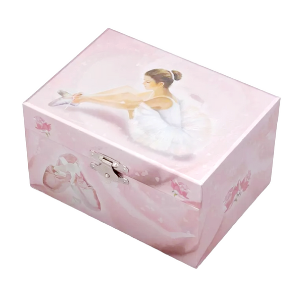 Girl's Pink Ballerina Musical Jewellery Box