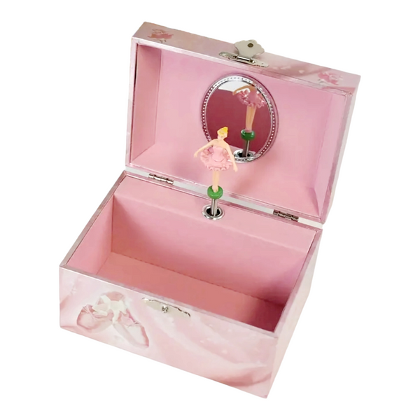 Girl's Pink Ballerina Musical Jewellery Box