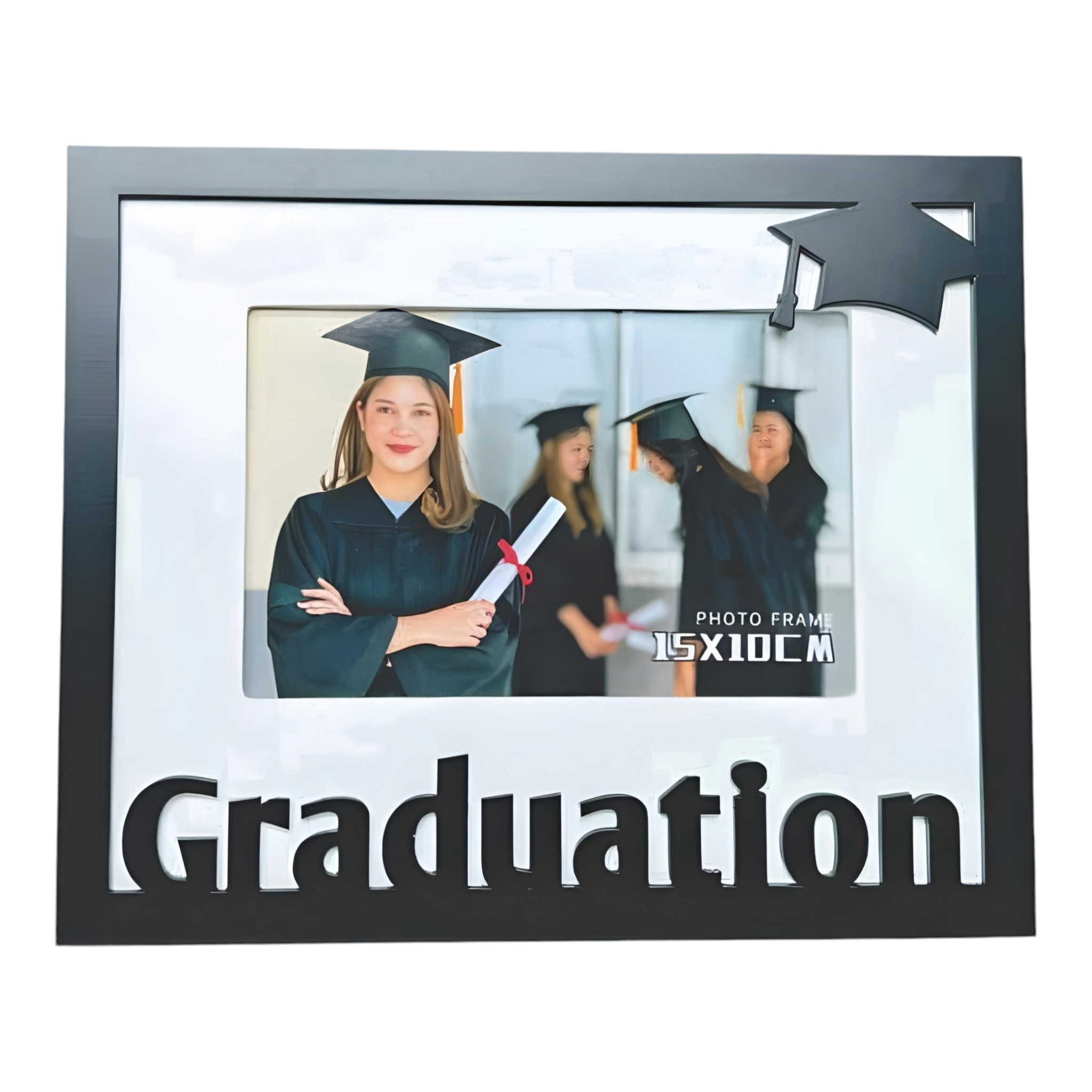 Black Graduation Photo Frame