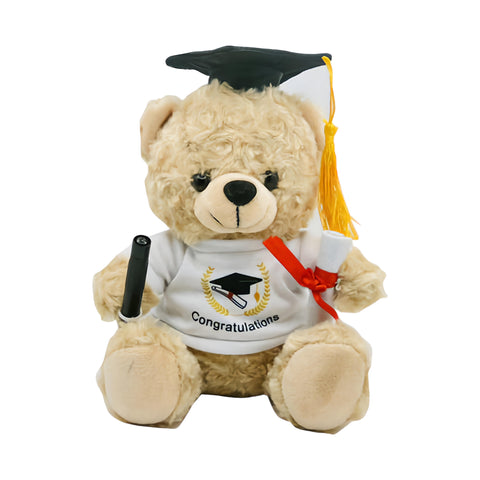Plush Graduation Signature Message Teddy Bear & Pen Set