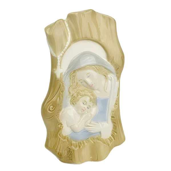 Holy Mother Mary & Child Porcelain Religious Statue