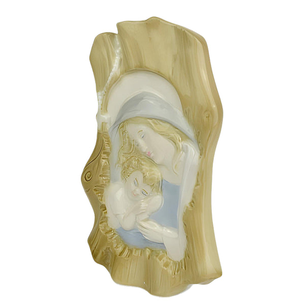 Holy Mother Mary & Child Porcelain Religious Statue