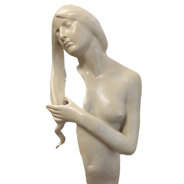 Large Resin Decorative Tabletop Woman Lady Bust Statue