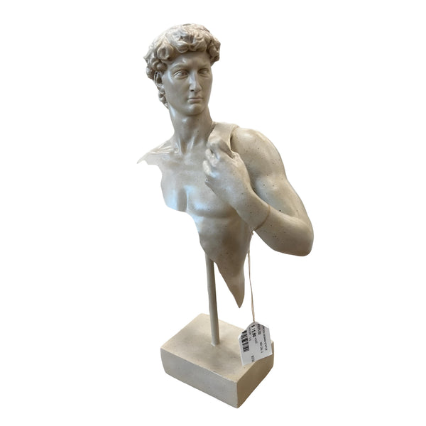 Large Resin Decorative Tabletop David Bust Mythology Statue