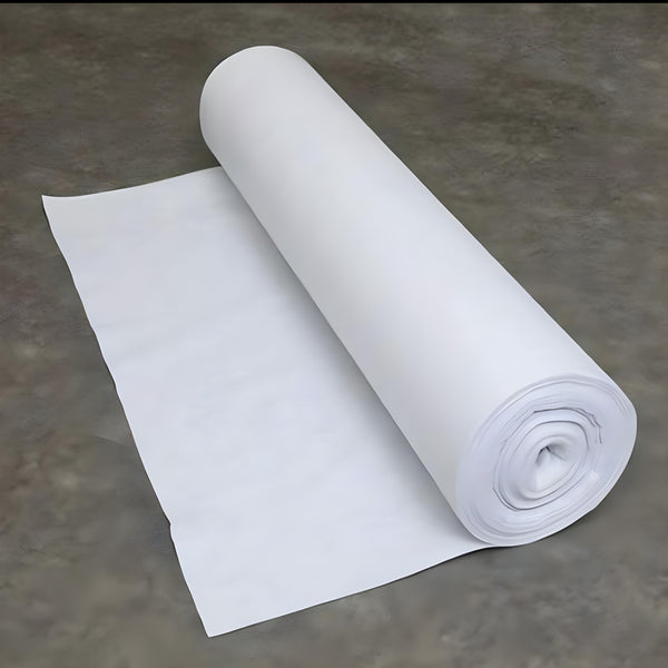 10 metres x 1 metre White Aisle Runner Carpet- Non Woven Felt Fabric