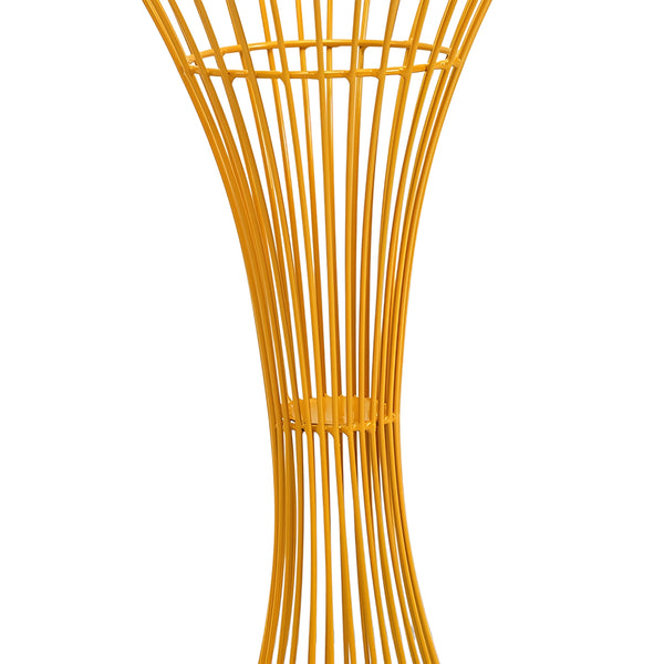 Set 2 Gold Hour Glass Pedestal Flowers Centrepiece Display Stands