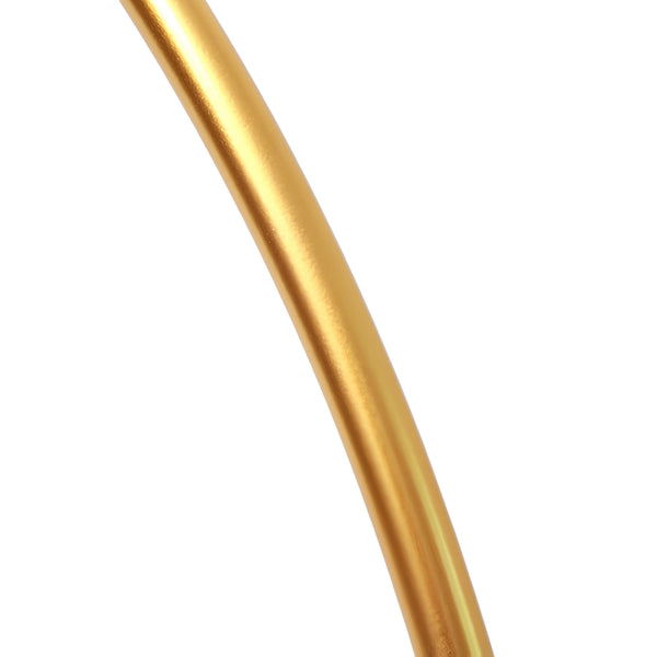 Gold Circle Table Hoop on Stand Flowers Centrepiece Display