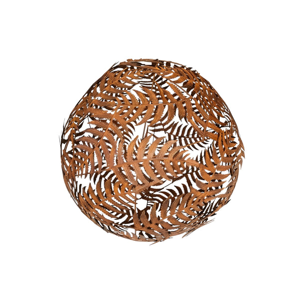 Set of 2 Medium Rustic Decorative Garden Fern Design Ball- 35cm