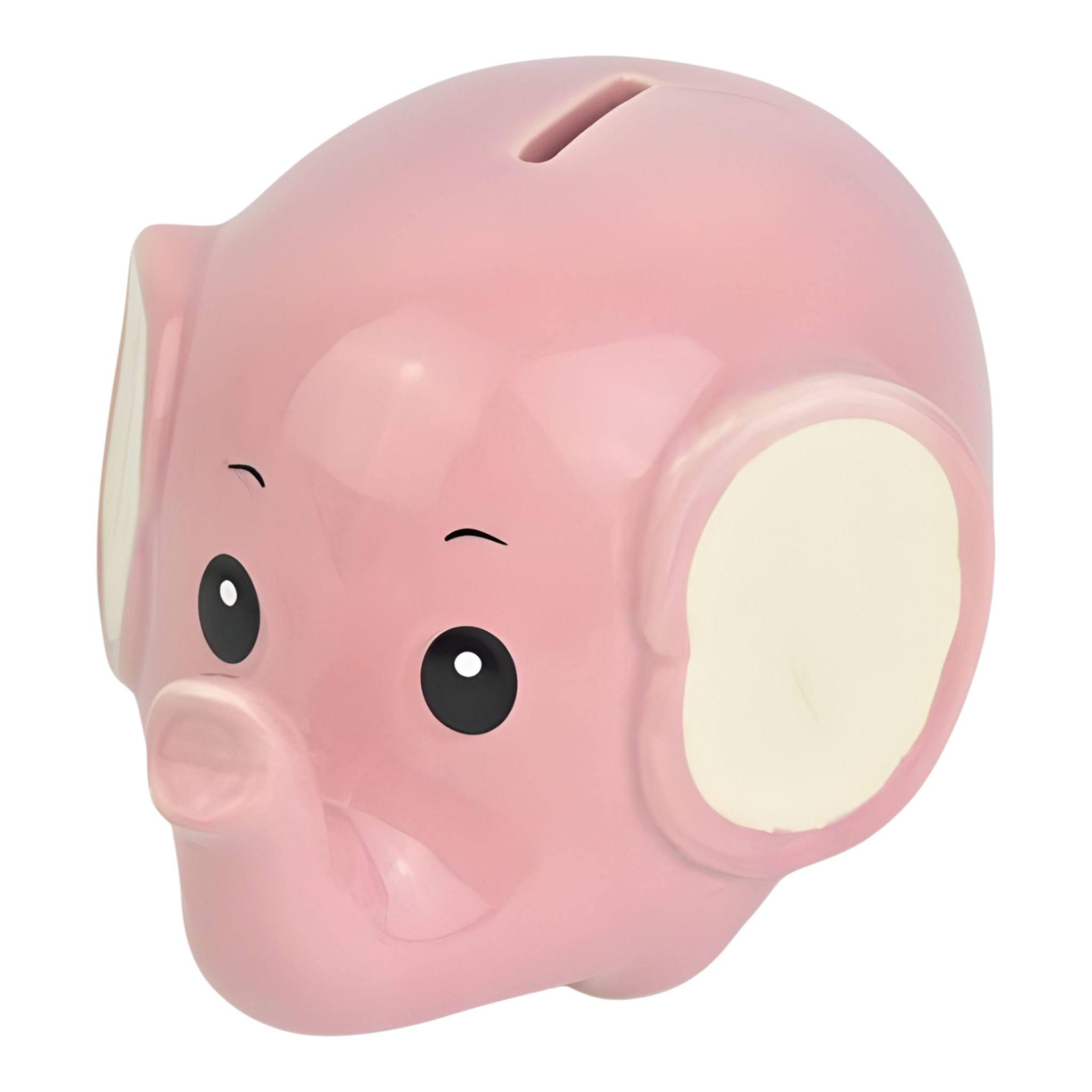 Children's Pink Ceramic Elephant Money Box