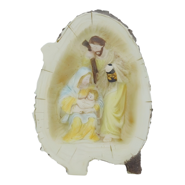 Christmas Nativity The Holy Family Colour Statue
