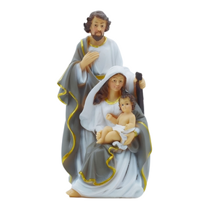 Christmas Nativity The Holy Family Colour Statue