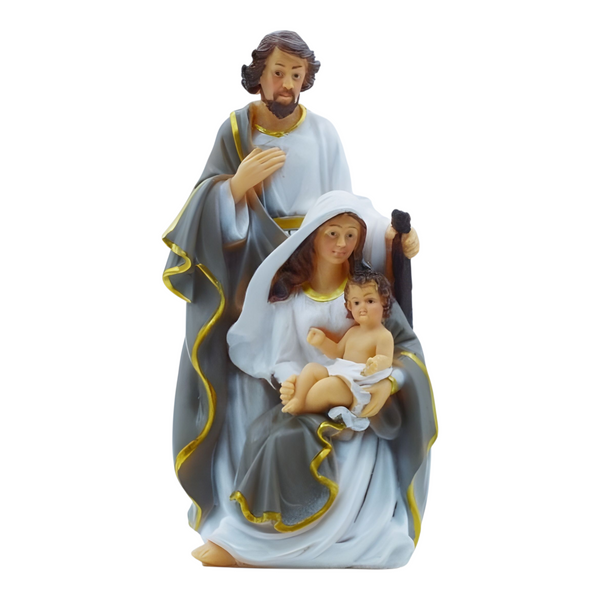 Christmas Nativity The Holy Family Colour Statue