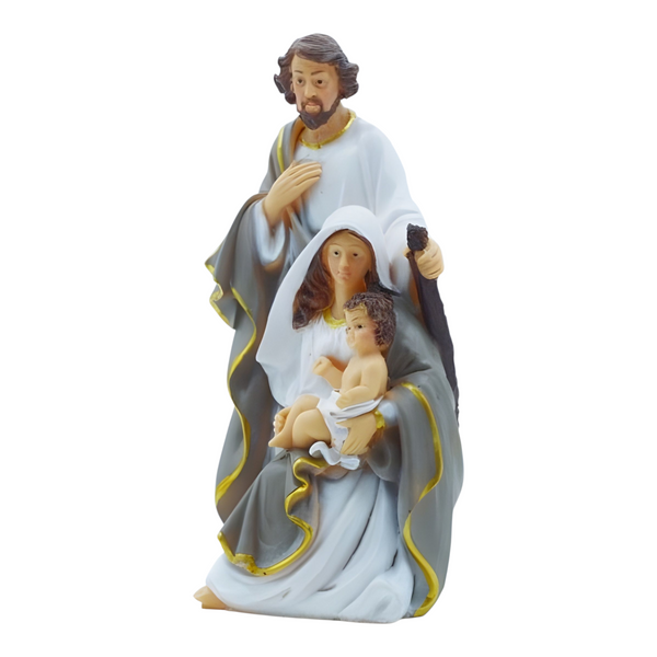 Christmas Nativity The Holy Family Colour Statue