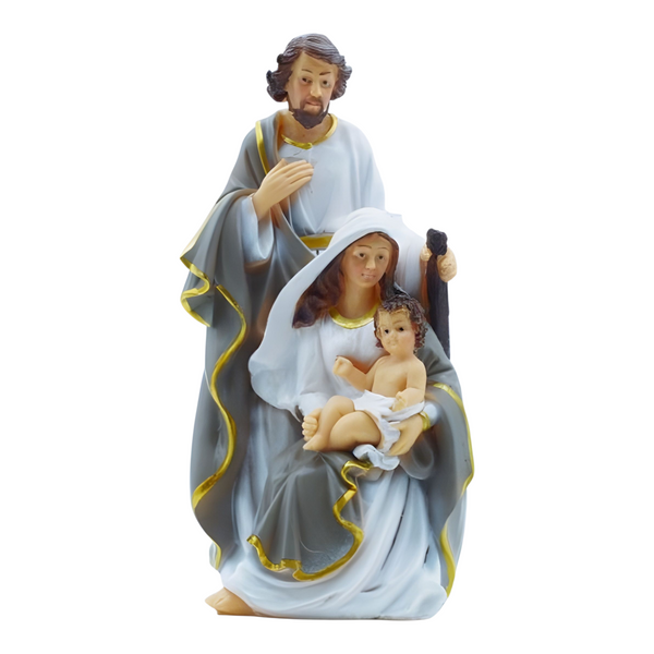 Christmas Nativity The Holy Family Colour Statue