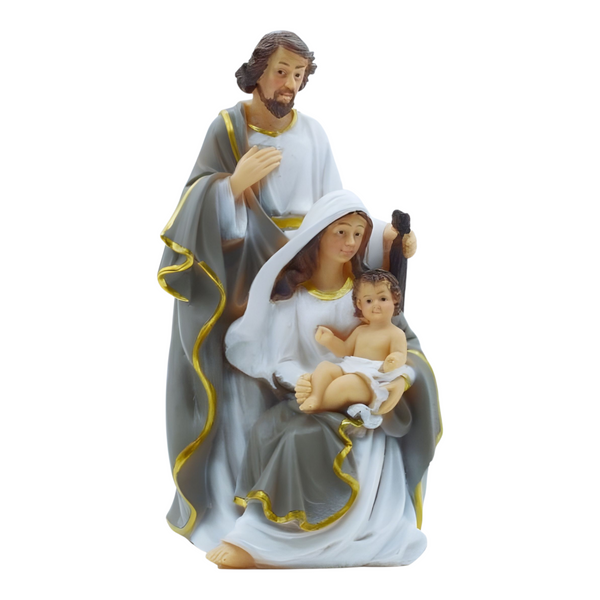 Christmas Nativity The Holy Family Colour Statue