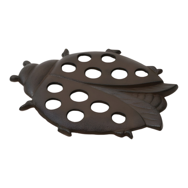 Set of 4 Cast Iron Ladybug Garden Stepping Stones