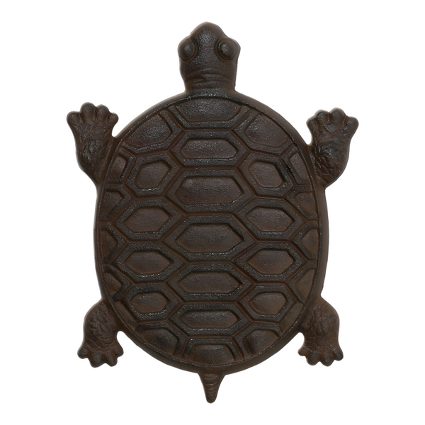 Set of 6 Cast Iron Turtle Garden Stepping Stones