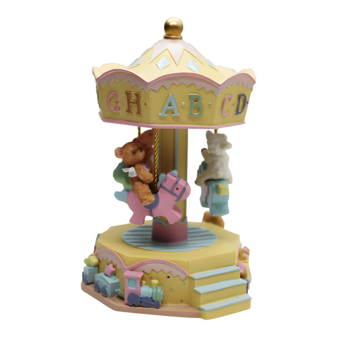 ABC Rotating Musical Carousel Merry Go Round