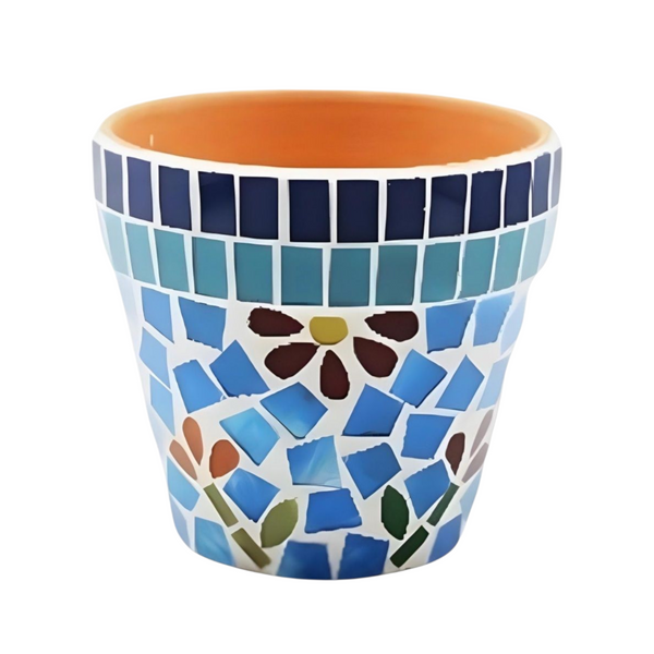 Set of 3 Mosaic Decorative Pot Planters