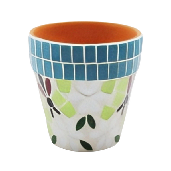 Set of 3 Mosaic Decorative Pot Planters
