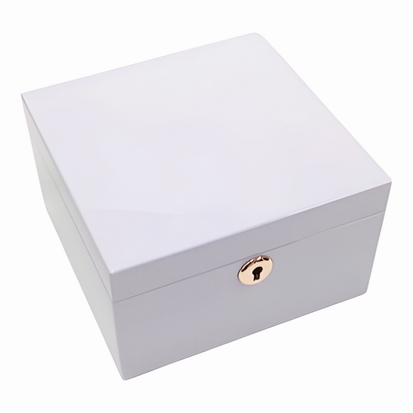 Lilac Purple Ballerina Wooden Musical Jewellery Box