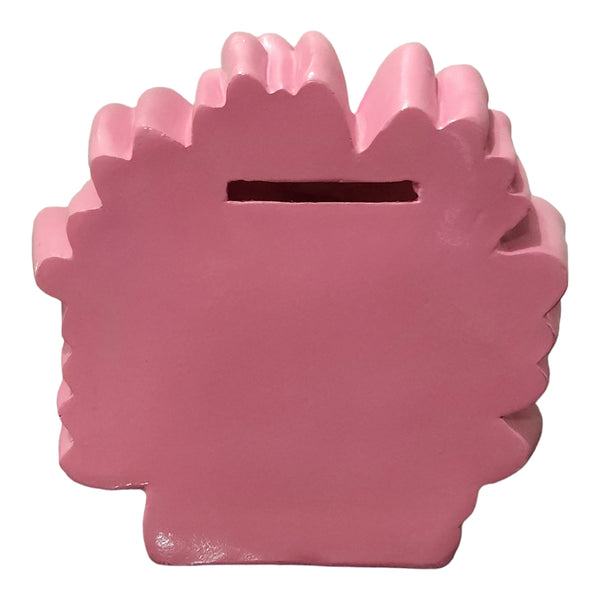 Children's Pink Daisy Flower & Ladybug Resin Money Box