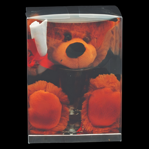 Graduation Teddy Bear & Shot Glass In Gift Box Set
