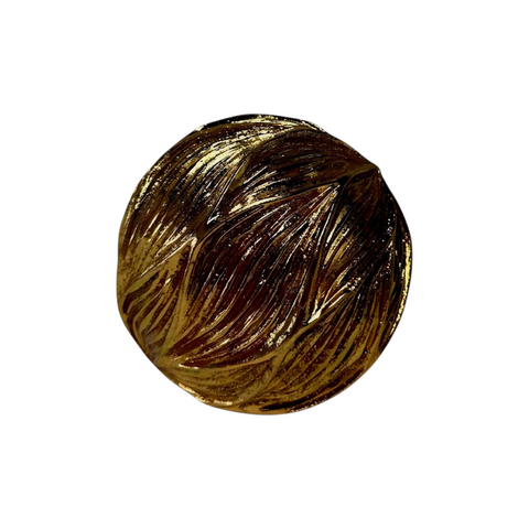 Gold Resin Decorative Tabletop Ball