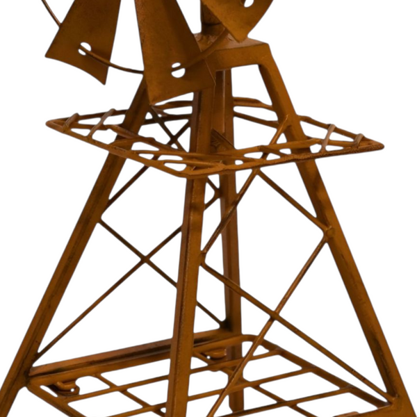 Southern Cross Rustic Metal Garden Windmill- 30cm