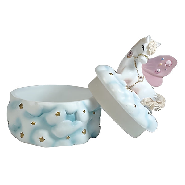 Fairy Horse Musical Jewellery Trinket Box