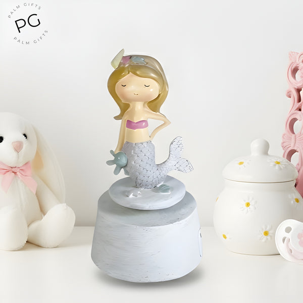 Children's Musical Mermaid Rotating Carousel
