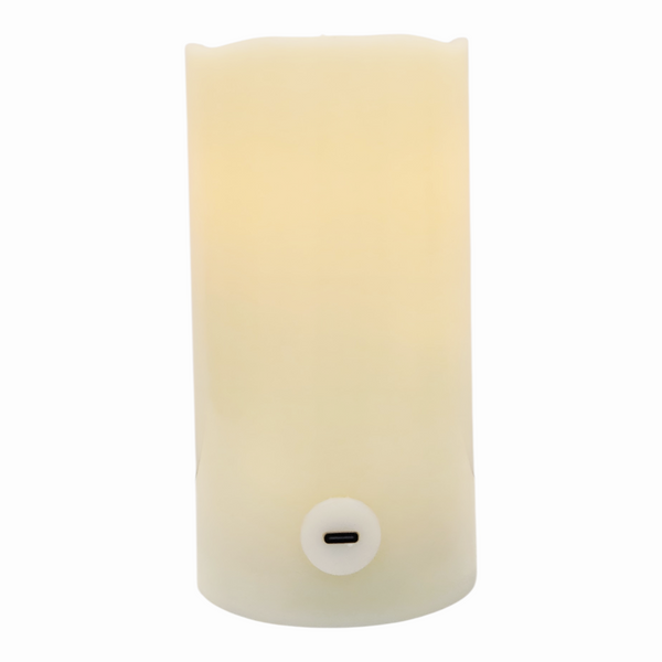 Catholic Saint Charbel LED Light Up Flameless Pillar Candle