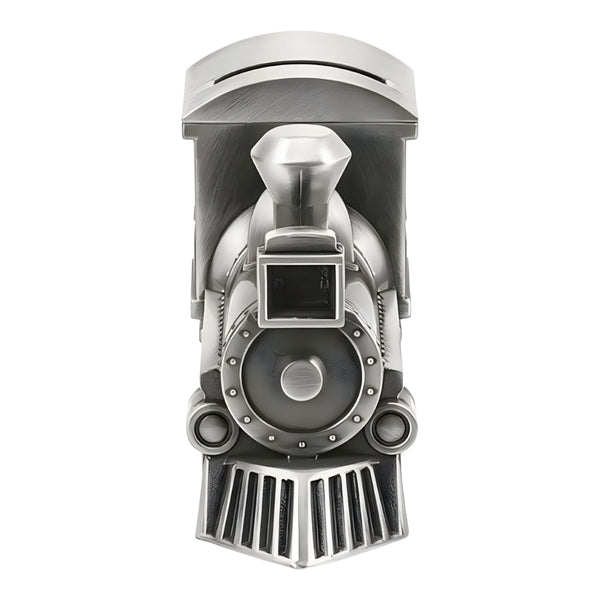 Children's Silver Pewter Train Money Box