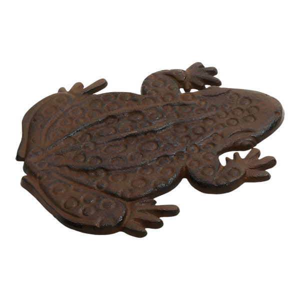 Set 3 Cast Iron Frog Outdoor Garden Stepping Stones